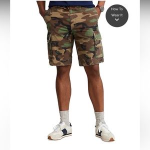 NWOT men’s POLO camo shorts
